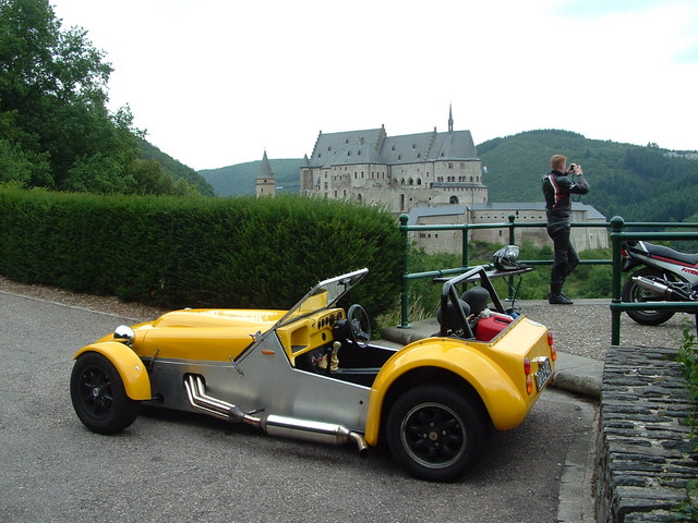 Vianden Castle in Luxemburg,